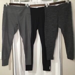 Reebok & Calvin Klein Leggings 3 Pack - L
